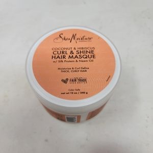Shea Moisture Coconut & Hibiscus  Curl & Shine Hair Masque 12oz